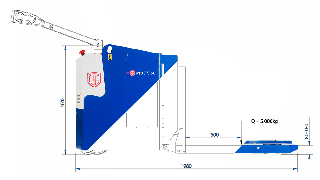 drawing custom pallet truck