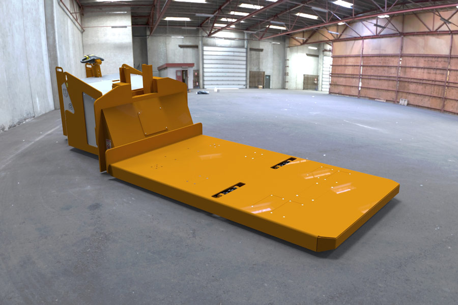 Design of 7 ton platform trucks for port of Singapore